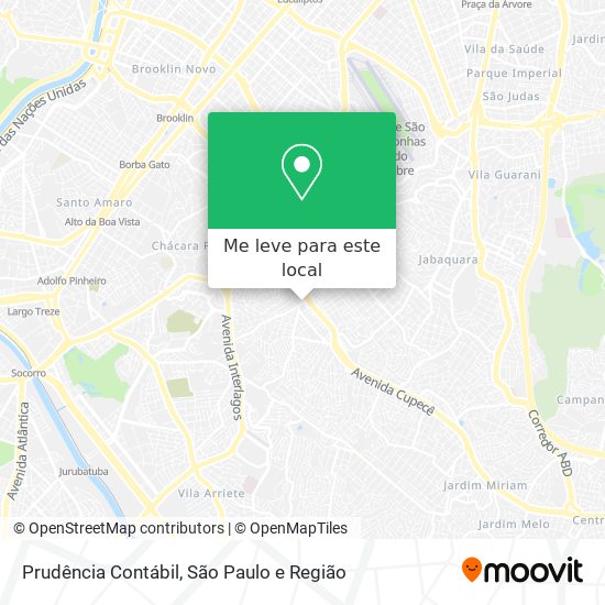 Prudência Contábil mapa