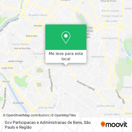 Gcv Participacao e Administracao de Bens mapa