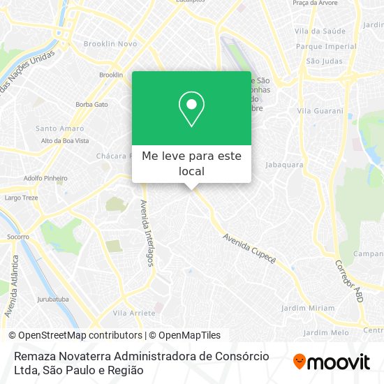 Remaza Novaterra Administradora de Consórcio Ltda mapa