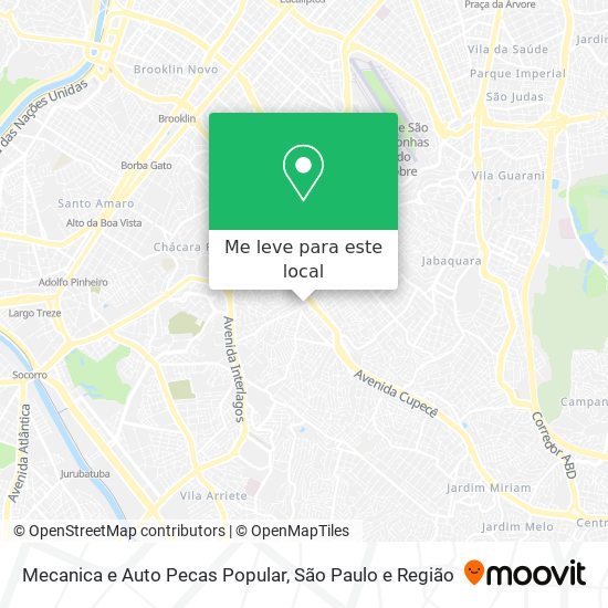 Mecanica e Auto Pecas Popular mapa