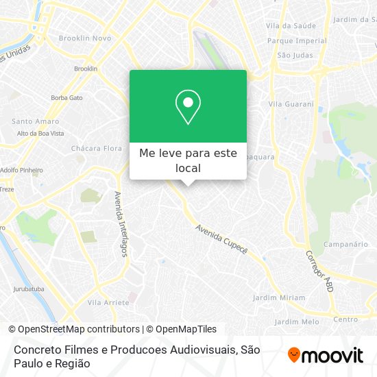 Concreto Filmes e Producoes Audiovisuais mapa