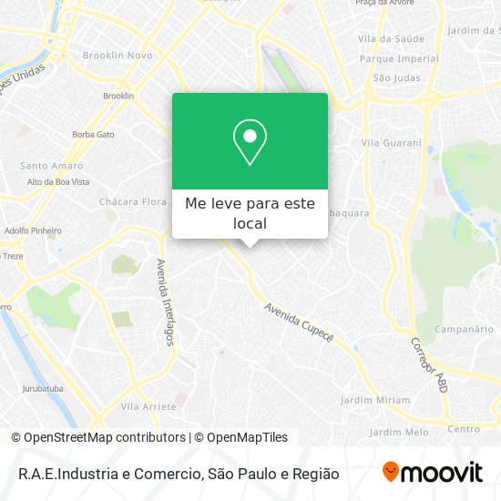 R.A.E.Industria e Comercio mapa