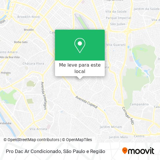 Pro Dac Ar Condicionado mapa