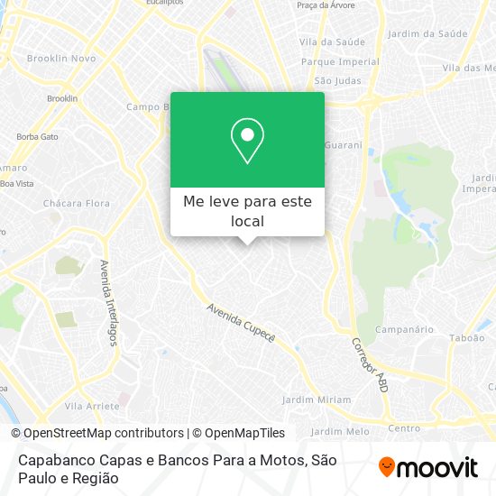 Capabanco Capas e Bancos Para a Motos mapa