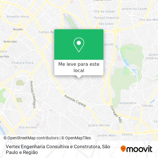 Vertex Engenharia Consultiva e Construtora mapa