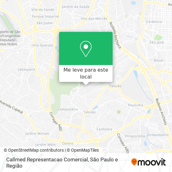 Callmed Representacao Comercial mapa