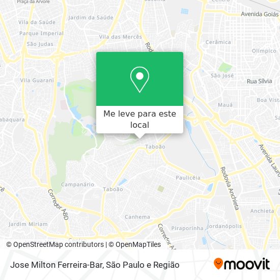 Jose Milton Ferreira-Bar mapa