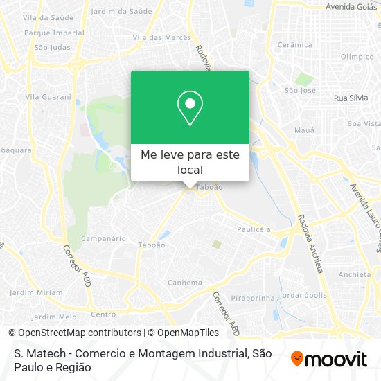 S. Matech - Comercio e Montagem Industrial mapa