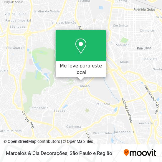 Marcelos & Cia Decorações mapa