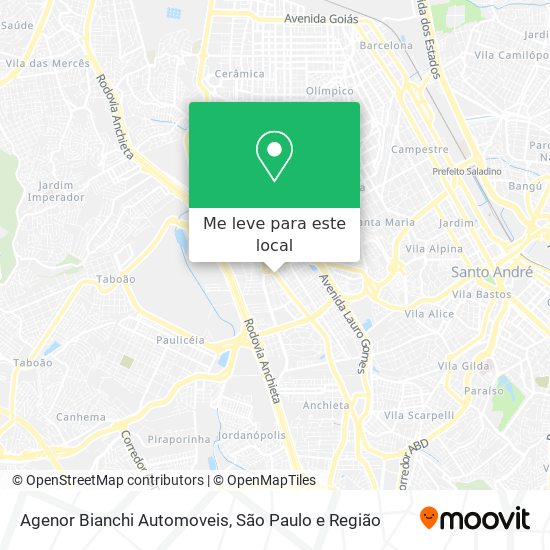 Agenor Bianchi Automoveis mapa