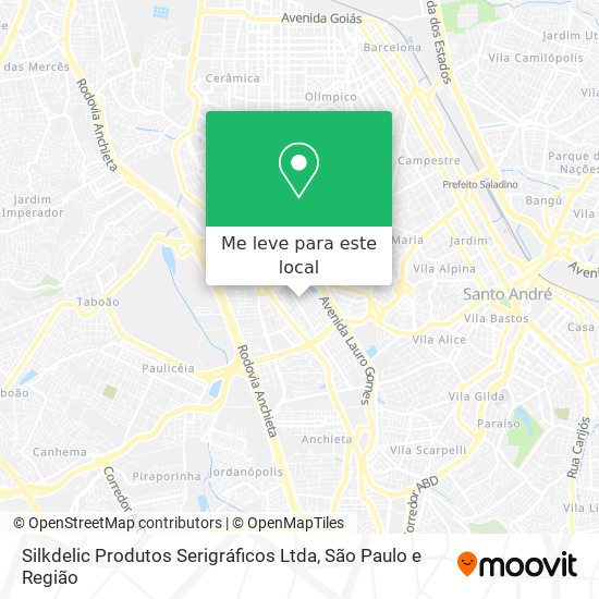 Silkdelic Produtos Serigráficos Ltda mapa