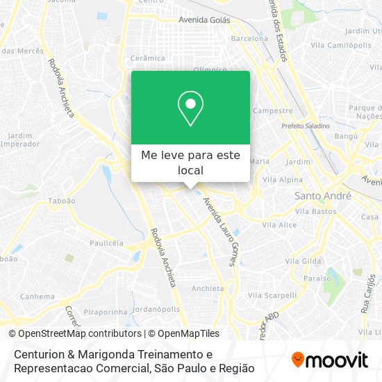 Centurion & Marigonda Treinamento e Representacao Comercial mapa