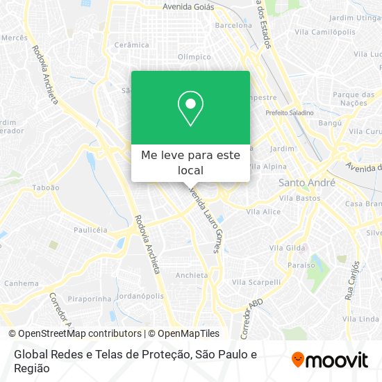 Global Redes e Telas de Proteção mapa