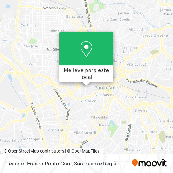 Leandro Franco Ponto Com mapa