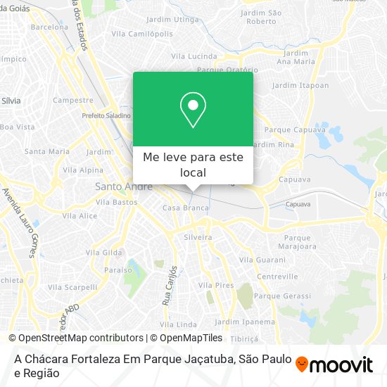 A Chácara Fortaleza Em Parque Jaçatuba mapa