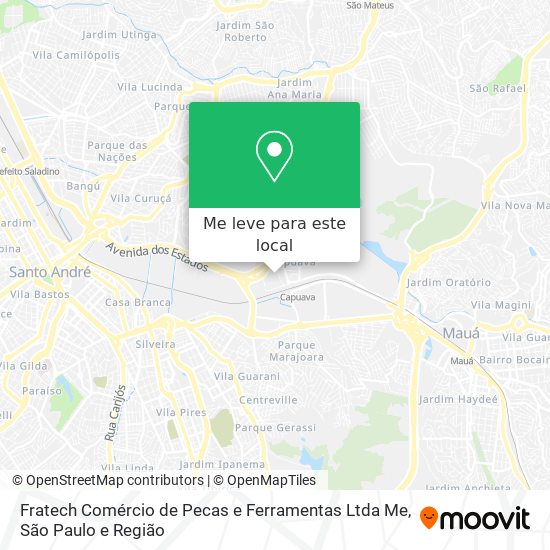 Fratech Comércio de Pecas e Ferramentas Ltda Me mapa