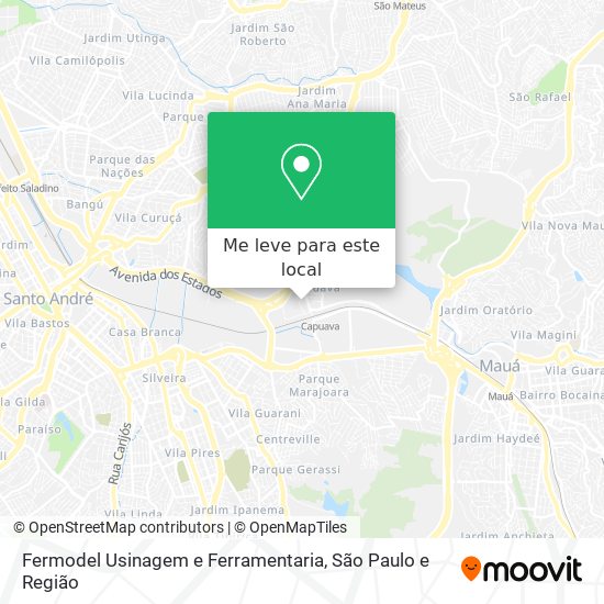 Fermodel Usinagem e Ferramentaria mapa