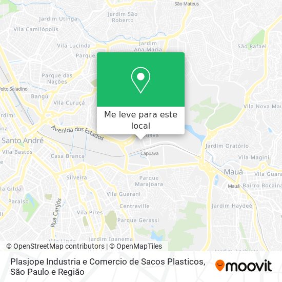 Plasjope Industria e Comercio de Sacos Plasticos mapa