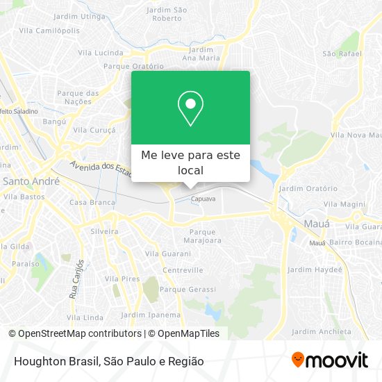 Houghton Brasil mapa