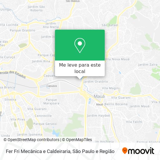 Fer Fri Mecânica e Caldeiraria mapa