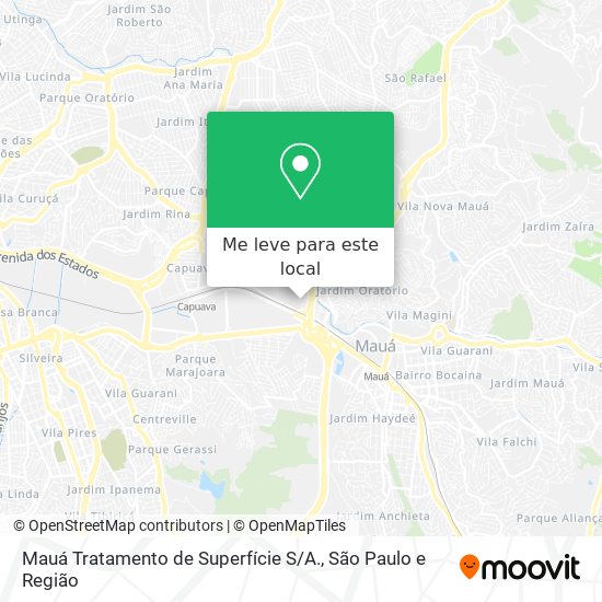 Mauá Tratamento de Superfície S / A. mapa