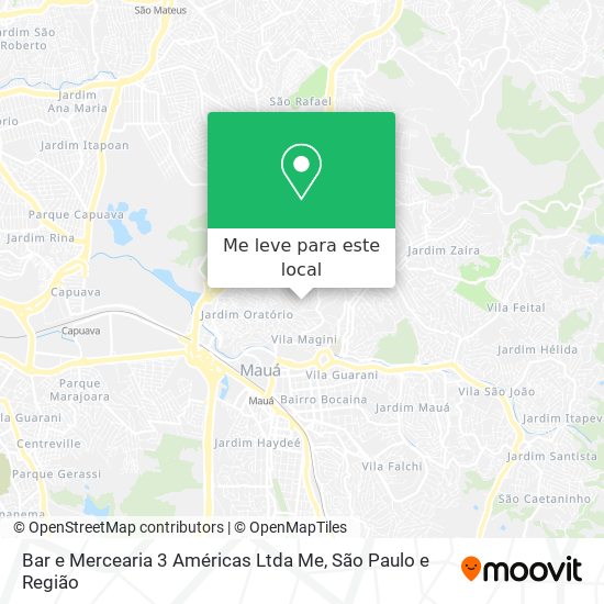 Bar e Mercearia 3 Américas Ltda Me mapa