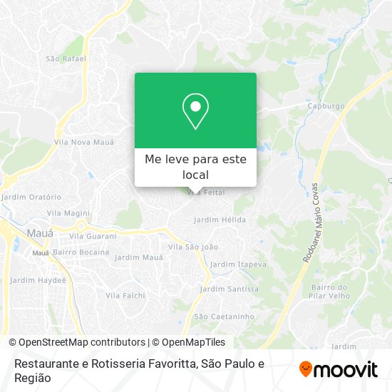 Restaurante e Rotisseria Favoritta mapa