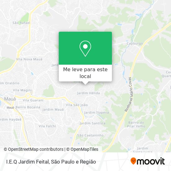 I.E.Q Jardim Feital mapa