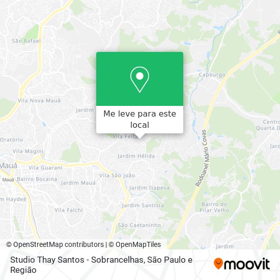 Studio Thay Santos - Sobrancelhas mapa