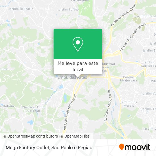 Mega Factory Outlet mapa