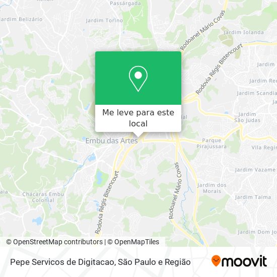 Pepe Servicos de Digitacao mapa