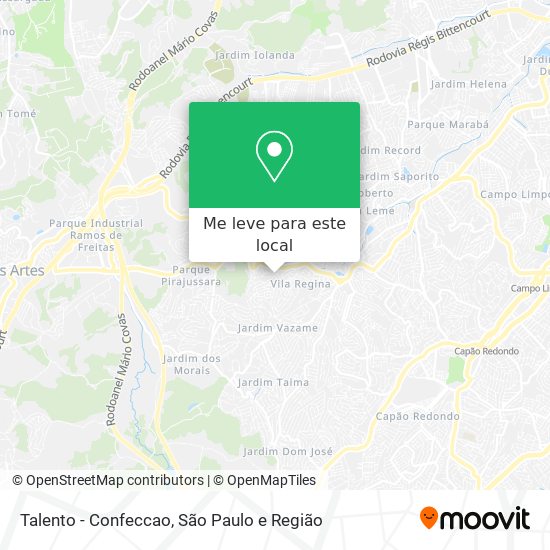 Talento - Confeccao mapa