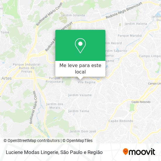 Luciene Modas Lingerie mapa