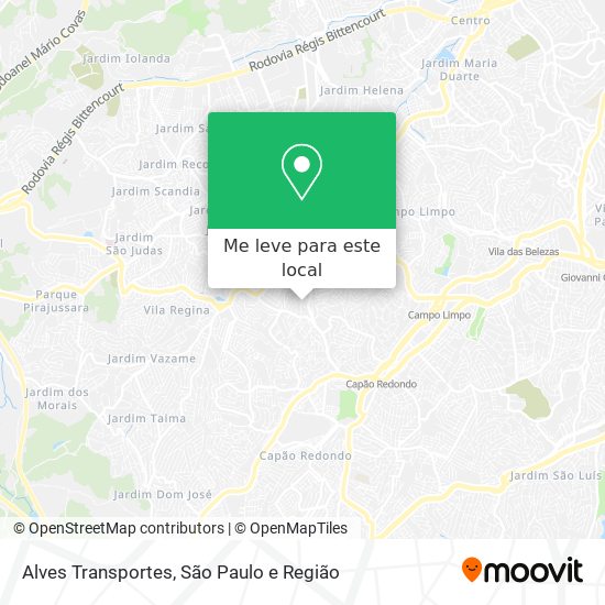 Alves Transportes mapa