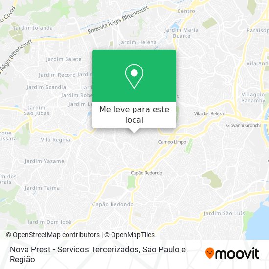 Nova Prest - Servicos Tercerizados mapa