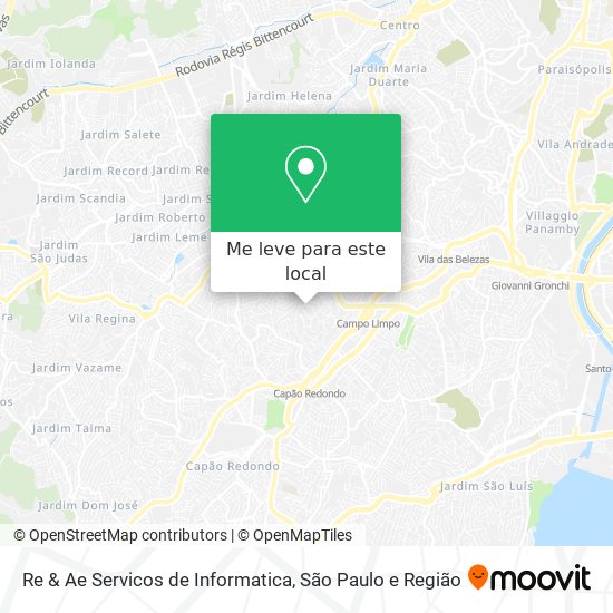 Re & Ae Servicos de Informatica mapa