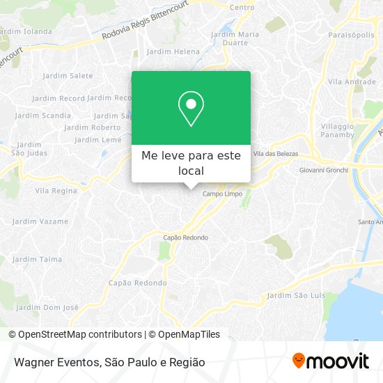 Wagner Eventos mapa