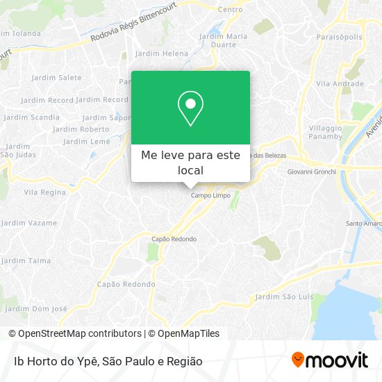 Ib Horto do Ypê mapa