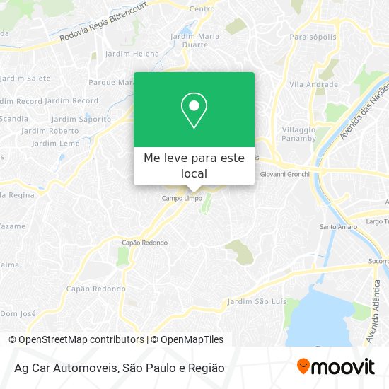 Ag Car Automoveis mapa