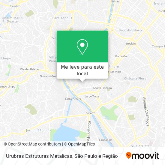 Urubras Estruturas Metalicas mapa