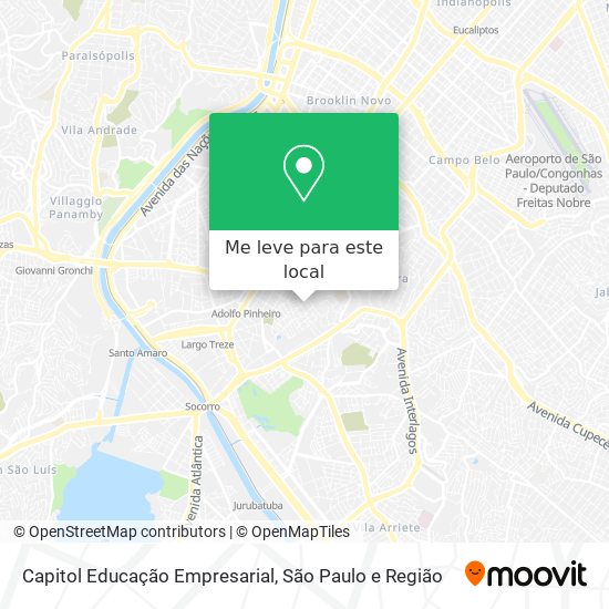 Capitol Educação Empresarial mapa