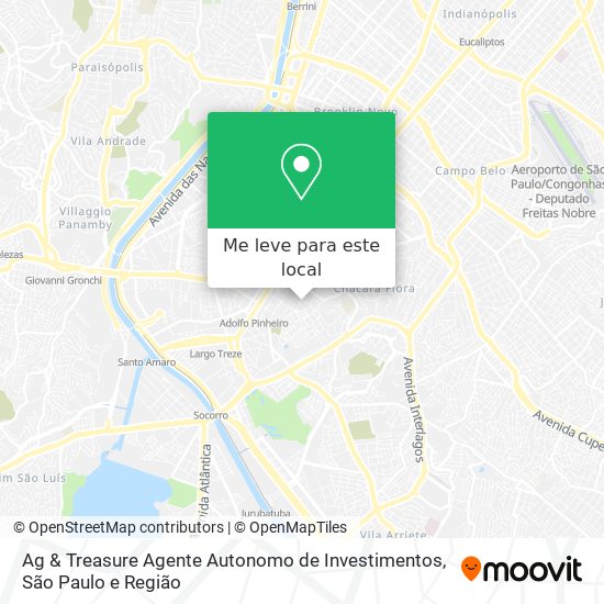 Ag & Treasure Agente Autonomo de Investimentos mapa