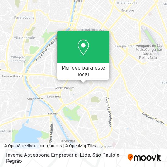 Invema Assessoria Empresarial Ltda mapa