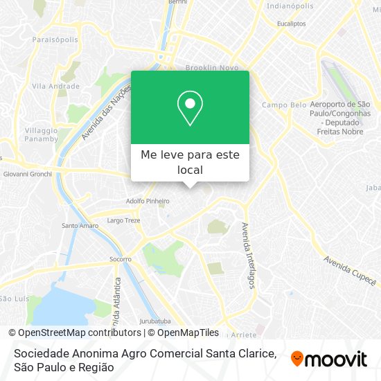 Sociedade Anonima Agro Comercial Santa Clarice mapa