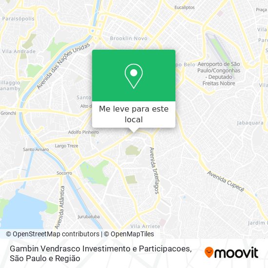 Gambin Vendrasco Investimento e Participacoes mapa