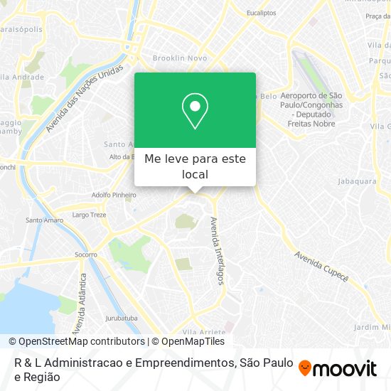 R & L Administracao e Empreendimentos mapa