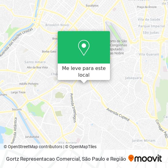 Gortz Representacao Comercial mapa