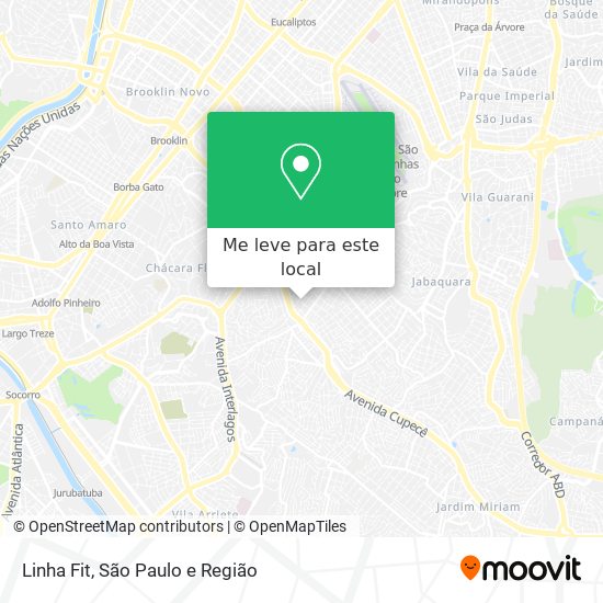 Linha Fit mapa