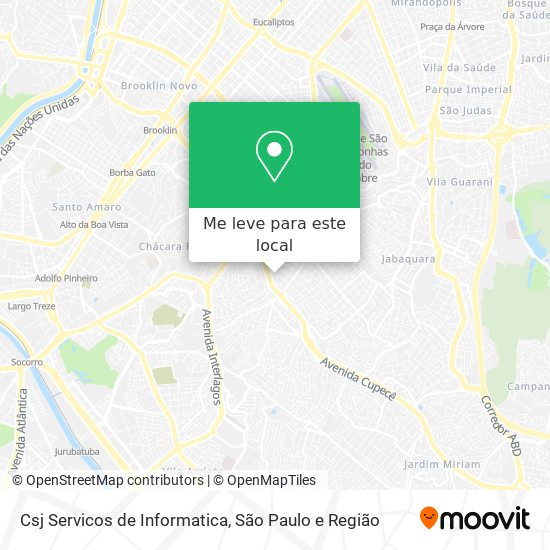Csj Servicos de Informatica mapa