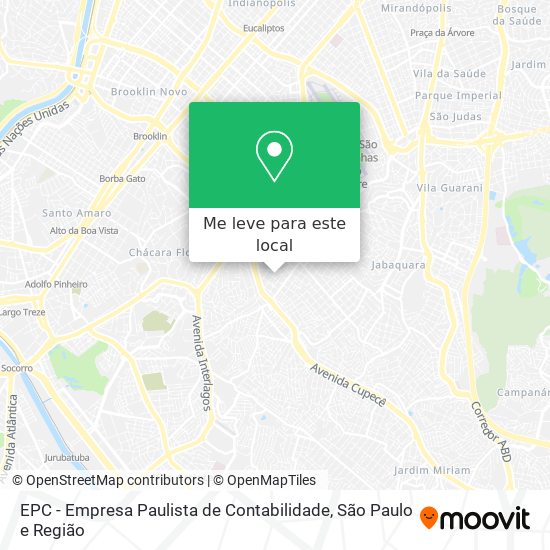 EPC - Empresa Paulista de Contabilidade mapa